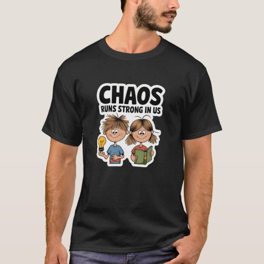 混沌走が強い我々 Tシャツ (正面)