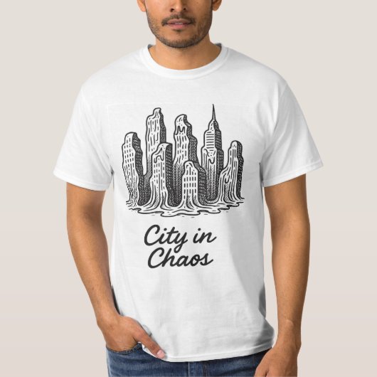 混沌都市のTシャツ Tシャツ (正面)