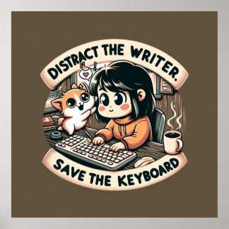 混沌魅力的作家の苦しお洒落み ポスター