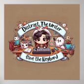 混沌魅力的作家の苦しお洒落み ポスター (正面)