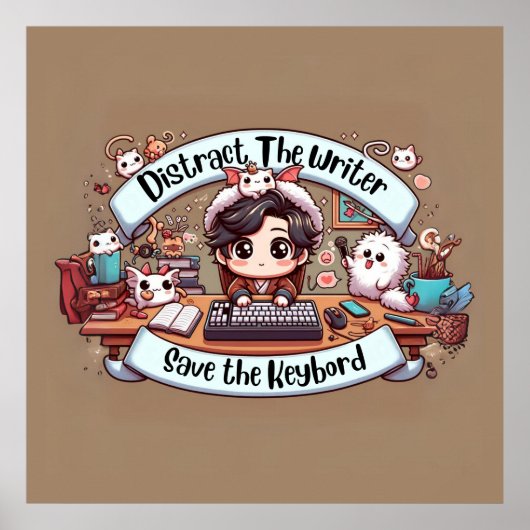 混沌魅力的作家の苦しお洒落み ポスター (正面)