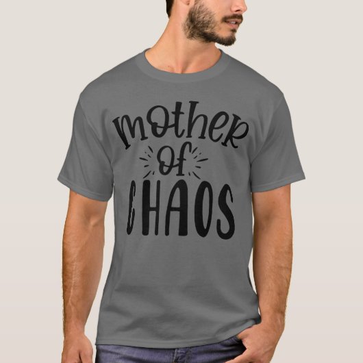 混沌80代の友人の母 Tシャツ (正面)