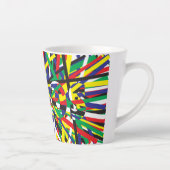 混沌、原色 カフェラテマグ (右)