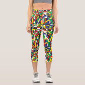 混沌、原色 カプリレギンス (正面)