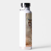 混濁したヒョウ写真自然野生動物 ウォーターボトル (右面)