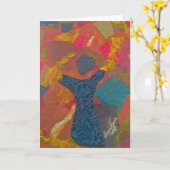 混空白の合メディアアートグリーティングカード カード (黄色い花)