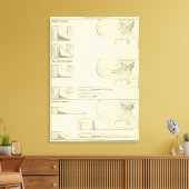 混紡織物、絹、毛織物 キャンバスプリント (インサイチュ (リビング))