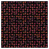 混色の花の濃いモチーフ ファブリック (クローズアップ)