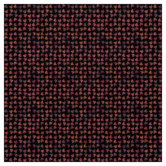 混色の花の濃いモチーフ ファブリック (見本)