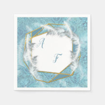 混色の青いシルキーパターンと白いスパークル