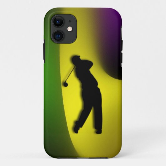混色オス型ゴルフiPhone 5/5Sケース Case-Mate iPhoneケース (裏面)