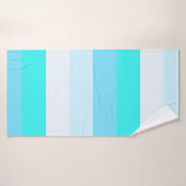 混色ストライプのバスタオル – ソフト&スタイリッシュS バスタオル (バスタオル)