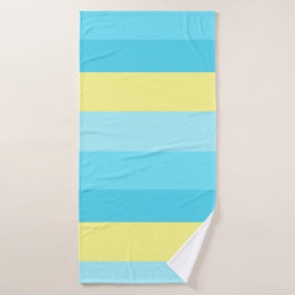 混色ストライプのバスタオル – ソフト&スタイリッシュS バスタオル