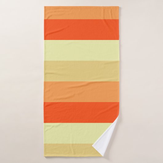 混色ストライプのバスタオル – ソフト&スタイリッシュS バスタオル (バスタオル)