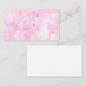 混色ピンク抽象芸術水彩プリント ノートカード (正面/裏面)
