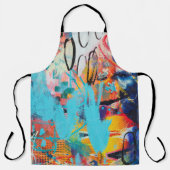 混色数々のメディアアート エプロン (正面)