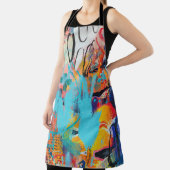 混色数々のメディアアート エプロン (インサイチュ)