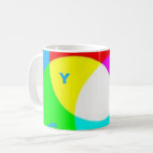 混色 コーヒーマグカップ (正面左)