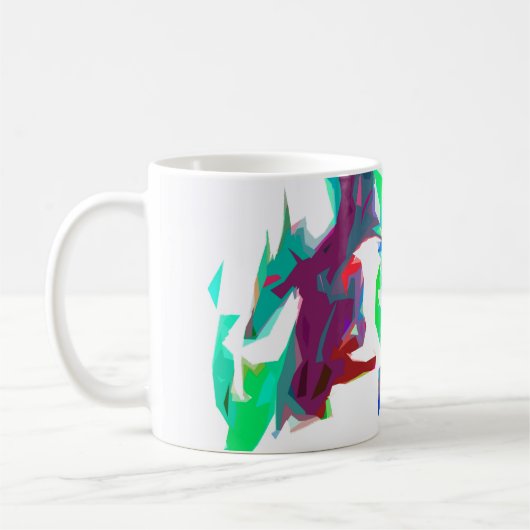 混色 コーヒーマグカップ (左)