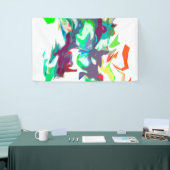 混色 横断幕 (トレードショー)