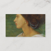 混血児の女性の頭部、1861年(紙の油はoを置きました 名刺 (裏面)