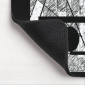 混雑させた部屋 マウスパッド (コーナー)