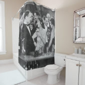 混雑したバー シャワーカーテン (インサイチュ)