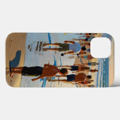 混雑したビーチウォーク Case-Mate iPhoneケース (裏面 (横))