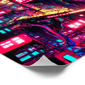 混雑した都市 ポスター (角)