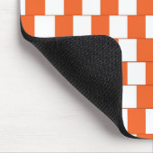 混雑線（オレンジ） マウスパッド (コーナー)