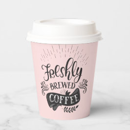 淹れたてのコーヒー紙カップ 紙コップ