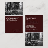 添え金道-焦茶 名刺 (正面/裏面)