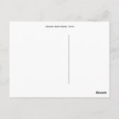 清めのや: 根津神社、東京 ポストカード (裏面)