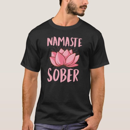 清らかなナマステ 清らかな滞在 霊感 清らかさ Tシャツ (正面)