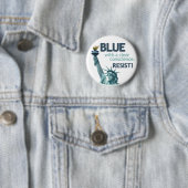 清らかな心はBLUE。抵抗せよ! 缶バッジ (インサイチュ)