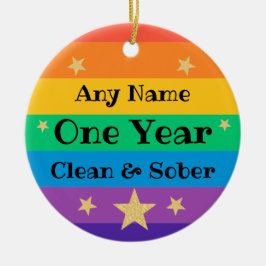 清パーソナライズされた々しい酒の贈り物 セラミックオーナメント