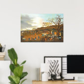 清中国の朝行列ファインアートポスター ポスター (ホームオフィス)