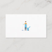 清掃および衛生化サービス 名刺 (裏面)