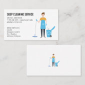 清掃および衛生化サービス 名刺 (正面/裏面)