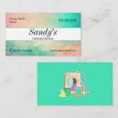 清掃カラフルサービス 名刺 (正面/裏面)