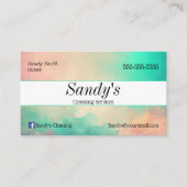 清掃カラフルサービス 名刺 (正面)