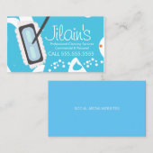 清掃カラフルサービスMopバブル 名刺 (正面/裏面)