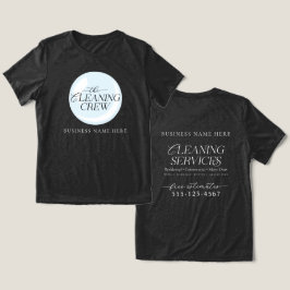 清掃クルー従業員用清掃サービスユニフォーム トライブレンドTシャツ