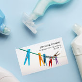 清掃サービスのクローザラインの写真モダンメイド 名刺