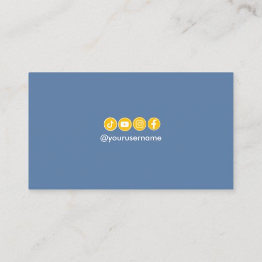 清掃サービスのハウスキーピング 名刺 (裏面)