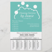 清掃サービスのビジネスのSUDSストリップを引き裂く チラシ (正面)