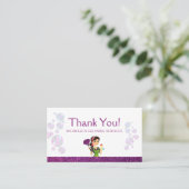 清掃サービスのメイドSparkleありがとう 名刺 (スタンド正面)