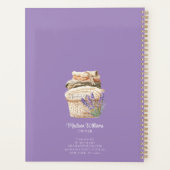 清掃サービスアポイントメント図書水彩画 プランナー手帳 (裏面)