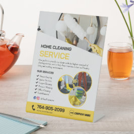 清掃サービスカスタム台座標識 台座サイン