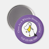 清掃サービスカスタム業用磁石 マグネット (正面/裏面)